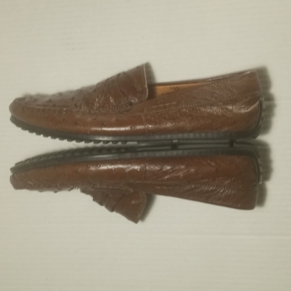 Brilliant Handmade Genuine 0strich Quill Loafers - Picture 10 of 15